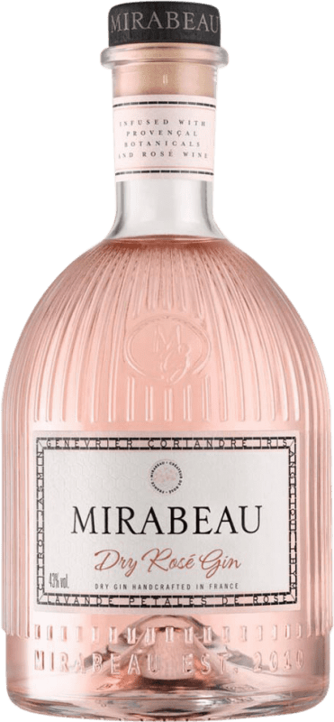 51,95 € Spedizione Gratuita | Genever Gin Le Mirabeau Rosé — Rosato Francia Syrah 70 cl