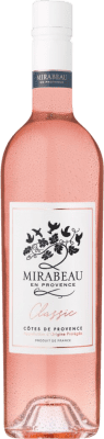 19,95 € Envío gratis | Espumoso rosado Le Mirabeau Classic A.O.C. Côtes de Provence Provence Francia Syrah, Garnacha, Cinsault Botella 75 cl