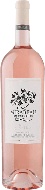 13,95 € Envio grátis | Espumante rosé Le Mirabeau Classic A.O.C. Côtes de Provence Provença França Syrah, Grenache, Cinsault Garrafa 75 cl