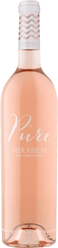 49,95 € Envío gratis | Espumoso rosado Le Mirabeau Pure A.O.C. Côtes de Provence Provence Francia Syrah, Garnacha, Cinsault Botella Magnum 1,5 L