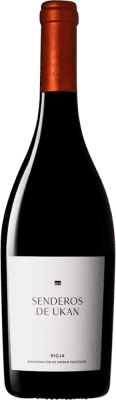 21,95 € Бесплатная доставка | Красное вино Ukan Senderos D.O.Ca. Rioja Ла-Риоха Испания Tempranillo бутылка 75 cl