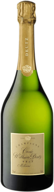 208,95 € 送料無料 | 白スパークリングワイン Deutz Cuvée William Millésimé A.O.C. Champagne シャンパン フランス Pinot Black, Chardonnay, Pinot Meunier ボトル 75 cl