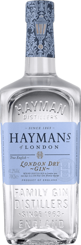 28,95 € Kostenloser Versand | Gin Hayman's London Dry Gin Großbritannien Flasche 70 cl