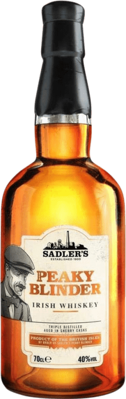 37,95 € Spedizione Gratuita | Whisky Blended Sadler's Peaky Blinder Irish Whisky Bottiglia 70 cl