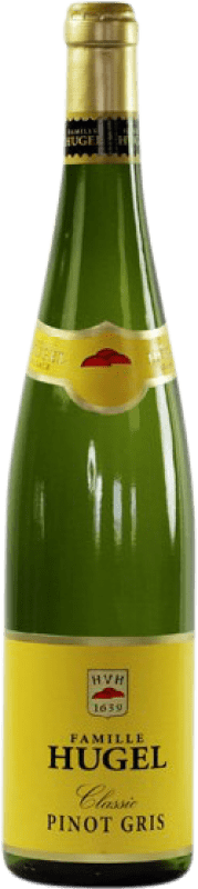 42,95 € Envío gratis | Vino Blanco Hugel & Fils Classic Clásico A.O.C. Alsace Alsace Francia Pinot Gris Botella 75 cl