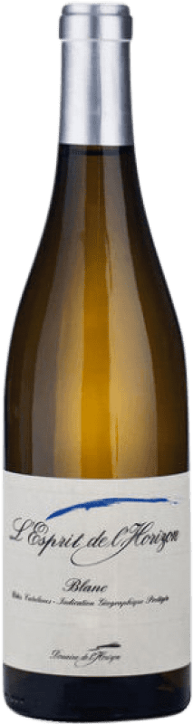 17,95 € Бесплатная доставка | Белое вино Domaine de l'Horizon Blanc I.G.P. Vin de Pays Côtes Catalanes Лангедок-Руссильон Франция Macabeo, Muscatel Small Grain бутылка 75 cl