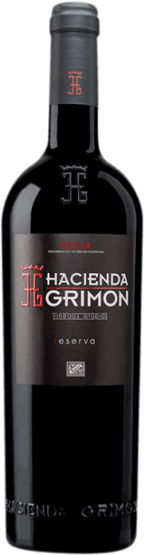 39,95 € Бесплатная доставка | Красное вино Hacienda Grimón Резерв D.O.Ca. Rioja Ла-Риоха Испания Tempranillo, Graciano бутылка 75 cl