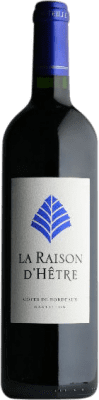 15,95 € 免费送货 | 红酒 L'Hêtre La Raison A.O.C. Côtes de Castillon 波尔多 法国 Merlot, Cabernet Franc 瓶子 75 cl