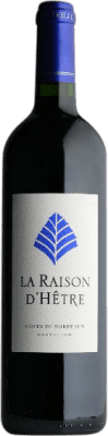 16,95 € Envío gratis | Vino Tinto L'Hêtre La Raison A.O.C. Côtes de Castillon Burdeos Francia Merlot, Cabernet Franc Eco — Ecológico Botella 75 cl