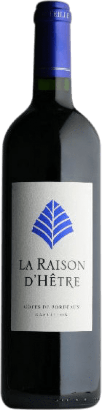 16,95 € 送料無料 | 赤ワイン L'Hêtre La Raison A.O.C. Côtes de Castillon ボルドー フランス Merlot, Cabernet Franc ボトル 75 cl