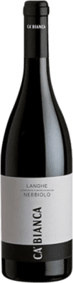 10,95 € Free Shipping | Red wine Tenimenti Ca' Bianca D.O.C. Langhe Piemonte Italy Nebbiolo Bottle 75 cl
