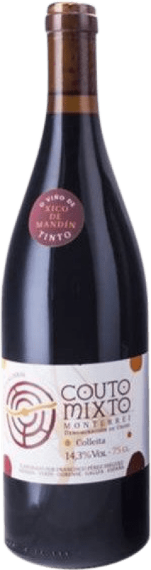 25,95 € Free Shipping | Red Wine Couto Mixto Xico de Mandín Tinto D.O. Monterrei Galicia Spain Mencía, Caíño Black, Bastardo Eco Organic Bottle 75 cl