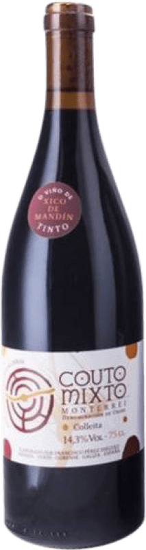 25,95 € Spedizione Gratuita | Vino rosso Couto Mixto Xico de Mandín Tinto D.O. Monterrei Galizia Spagna Mencía, Caíño Nero, Bastardo Bottiglia 75 cl