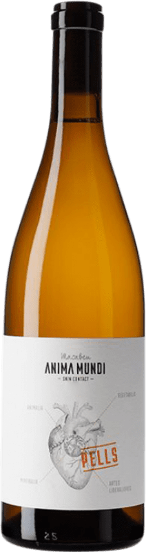 28,95 € Spedizione Gratuita | Vino bianco AT Roca Anima Mundi Pells Catalogna Spagna Macabeo Biologico Bottiglia 75 cl