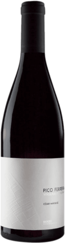 32,95 € Spedizione Gratuita | Vino rosso César Márquez Pico Ferreira D.O. Bierzo Castilla y León Spagna Mencía Bottiglia 75 cl