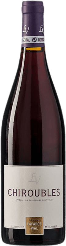 44,95 € Spedizione Gratuita | Vino rosso Lafarge-Vial A.O.C. Chiroubles Beaujolais Francia Gamay Bottiglia 75 cl