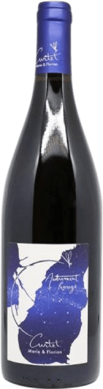 28,95 € Envío gratis | Vino tinto Domaine Curtet Autrement Rouge A.O.C. Savoie Savoia Francia Pinot Negro, Gamay, Mondeuse Botella 75 cl