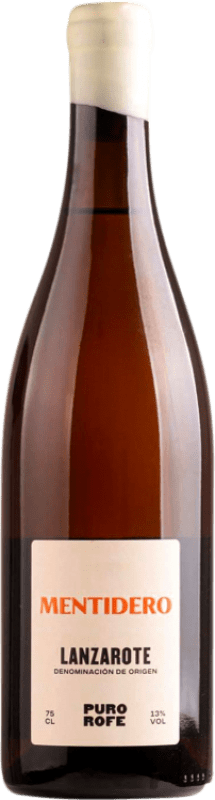 44,95 € Free Shipping | Rosé Wine Puro Rofe Masdache El Mentidero D.O. Lanzarote Canary Islands Spain Malvasia, Listán, Vijariego Bottle 75 cl