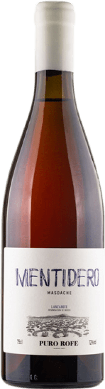 55,95 € Envio grátis | Vinho rosé Puro Rofe Masdache El Mentidero D.O. Lanzarote Ilhas Canárias Espanha Malvasía, Listán Preto, Listán Branco, Vijariego Branco Garrafa 75 cl