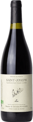 48,95 € Free Shipping | Red wine Domaine Rouchier Luc A.O.C. Saint-Joseph Rhône France Syrah Bottle 75 cl