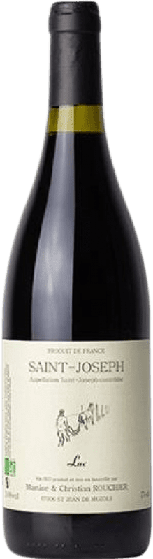 48,95 € Envío gratis | Vino tinto Domaine Rouchier Luc A.O.C. Saint-Joseph Rhône Francia Syrah Ecológico Botella 75 cl
