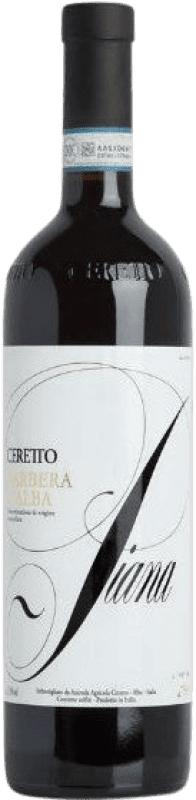 27,95 € Free Shipping | Red wine Ceretto Piana D.O.C. Barbera d'Alba Piemonte Italy Barbera Bottle 75 cl