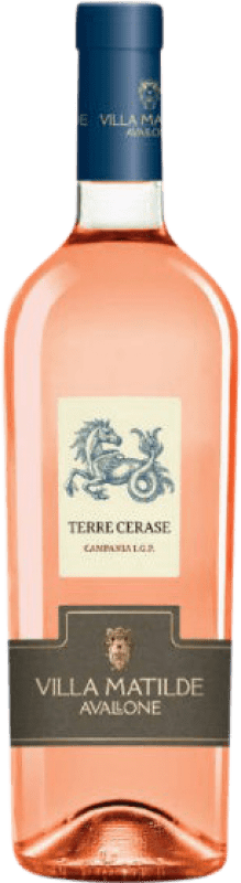 12,95 € Kostenloser Versand | Rosé-Wein Villa Matilde Terre Cesare I.G.T. Campania Kampanien Italien Aglianico Flasche 75 cl