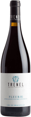 13,95 € Бесплатная доставка | Красное вино Trénel A.O.C. Fleurie Beaujolais Франция Gamay бутылка 75 cl