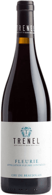 14,95 € 免费送货 | 红酒 Trénel A.O.C. Fleurie 博若莱 法国 Gamay 瓶子 75 cl