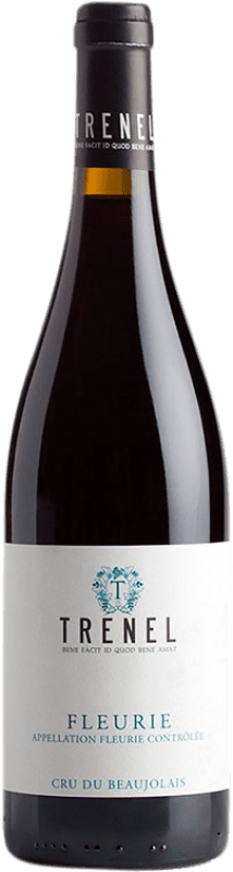 13,95 € Envío gratis | Vino tinto Trénel A.O.C. Fleurie Beaujolais Francia Gamay Botella 75 cl