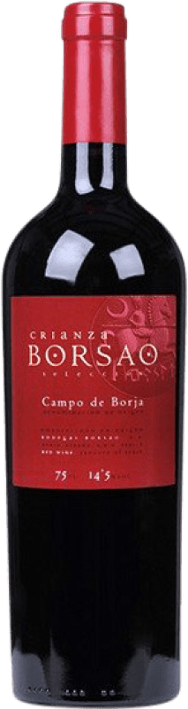 9,95 € Бесплатная доставка | Красное вино Borsao Crianza — Крианса D.O. Campo de Borja Арагон Испания Tempranillo — Темпранильо, Merlot — Мерло, Garnacha — Гренаш Бутылка 75 cl