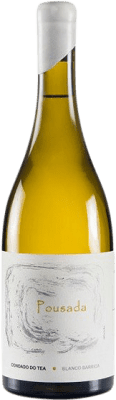 19,95 € Envio grátis | Vinho branco Destinos Cruzados Pousada D.O. Rías Baixas Galiza Espanha Treixadura, Albariño Garrafa 75 cl