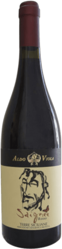 21,95 € Бесплатная доставка | Красное вино Aldo Viola Saignée Rosso I.G.T. Terre Siciliane Сицилия Италия Syrah, Nerello Mascalese бутылка 75 cl