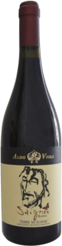 19,95 € Free Shipping | Red wine Aldo Viola Saignée Rosso I.G.T. Terre Siciliane Sicily Italy Syrah, Nerello Mascalese Bottle 75 cl
