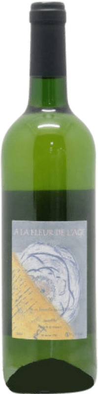 37,95 € Spedizione Gratuita | Vino Bianco Les Vins du Cabanon A la Fleur de l'Age Linguadoca-Rossiglione Francia Garnacha — Grenache, Macabeo, Vermentino, Bourboulenc Eco — Biologico Bottiglia 75 cl