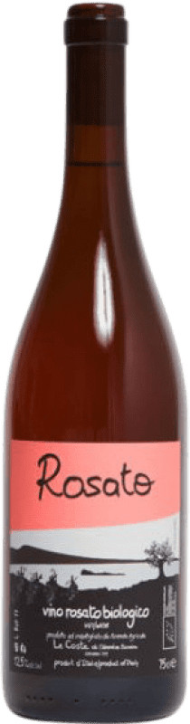 37,95 € 免费送货 | 玫瑰酒 Le Coste Rosato I.G. Vino da Tavola 拉齐奥 意大利 Aleático 瓶子 75 cl