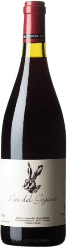 22,95 € Free Shipping | Red wine Escoda Sanahuja Nas del Gegant D.O. Conca de Barberà Catalonia Spain Merlot, Grenache Tintorera, Sumoll Bottle 75 cl