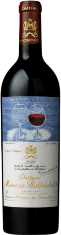 863,95 € 免费送货 | 红酒 Château Mouton-Rothschild A.O.C. Pauillac 波尔多 法国 Merlot, Cabernet Sauvignon, Cabernet Franc, Petit Verdot 瓶子 75 cl
