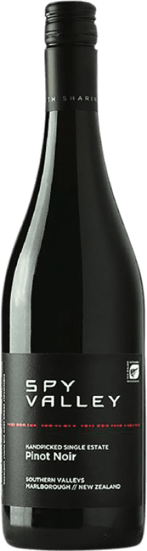 27,95 € Free Shipping | Red wine Spy Valley I.G. Marlborough New Zealand Pinot Black Bottle 75 cl