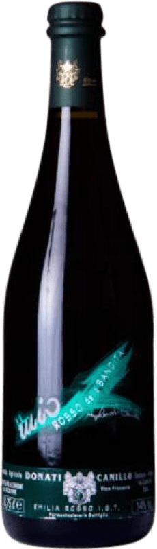 16,95 € 免费送货 | 白起泡酒 Camillo Donati Il Mio Rosso della Bandita 艾米利亚 - 罗马涅 意大利 Lambrusco 有机 瓶子 75 cl