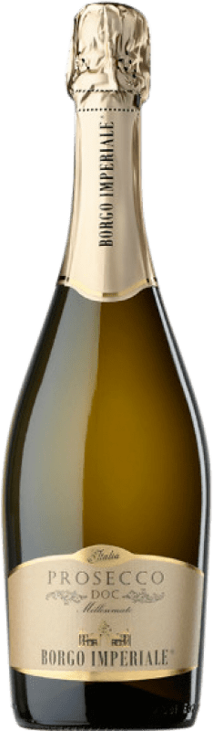 12,95 € Free Shipping | White Sparkling Wine Borgo Imperiale D.O.C. Prosecco Veneto Italy Glera 75 cl