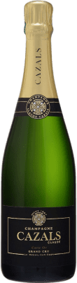 58,95 € Бесплатная доставка | Белое игристое Claude Cazals Carte Or Grand Cru A.O.C. Champagne шампанское Франция Chardonnay бутылка 75 cl