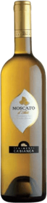 10,95 € Бесплатная доставка | Белое игристое Tenimenti Ca' Bianca D.O.C.G. Moscato d'Asti Пьемонте Италия Muscatel Small Grain бутылка 75 cl