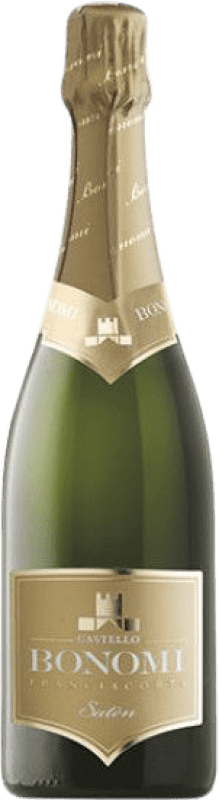 45,95 € Envoi gratuit | Vin Mousseux Blanc Castello Bonomi Satèn Brut D.O.C.G. Franciacorta Lombardia Italie Chardonnay Bouteille 75 cl