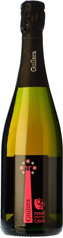 18,95 € 免费送货 | 玫瑰气泡酒 Guilera Rosat 香槟 预订 D.O. Cava 加泰罗尼亚 西班牙 Grenache Tintorera, Pinot Black 瓶子 75 cl
