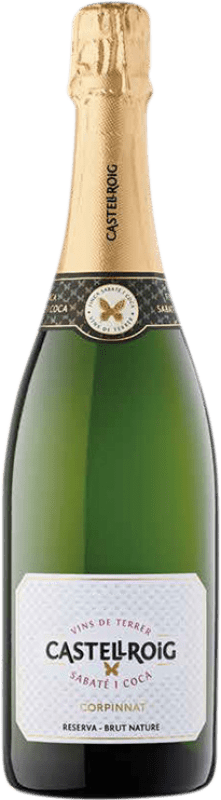 17,95 € Free Shipping | White sparkling Sabaté i Coca Brut Nature Reserva Corpinnat Catalonia Spain Macabeo, Xarel·lo, Parellada Bottle 75 cl