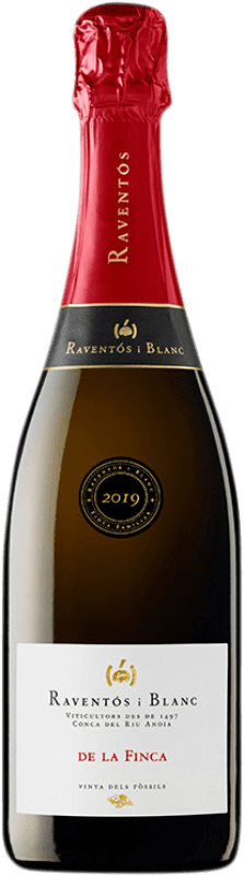 58,95 € 免费送货 | 白起泡酒 Raventós i Blanc Blanc de la Finca 加泰罗尼亚 西班牙 Macabeo, Xarel·lo, Parellada 瓶子 Magnum 1,5 L