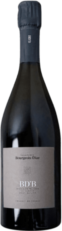 63,95 € Бесплатная доставка | Белое игристое Bourgeois-Diaz Le Temple Blanc de Blancs A.O.C. Champagne шампанское Франция Chardonnay бутылка 75 cl