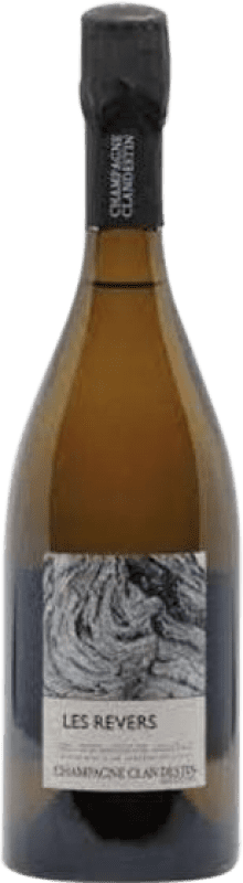 71,95 € Бесплатная доставка | Белое игристое Benoït Dossot Clandestin Les Revers A.O.C. Champagne шампанское Франция Chardonnay бутылка 75 cl