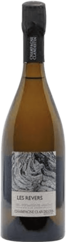 74,95 € 免费送货 | 白起泡酒 Benoït Dossot Clandestin Les Revers A.O.C. Champagne 香槟酒 法国 Chardonnay — 莎当妮 Eco — 生态 有机 天然 75 cl